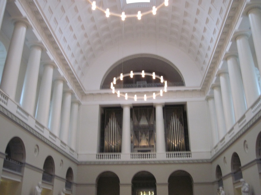 Copenaghen- Cattedrale- il soffitto e l'organo- 047